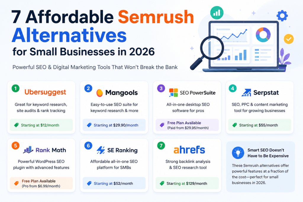 7 Affordable Semrush Alternatives for Small Businesses in 2026 chatgpt image jul 20, 2026, 03 29 43 pm